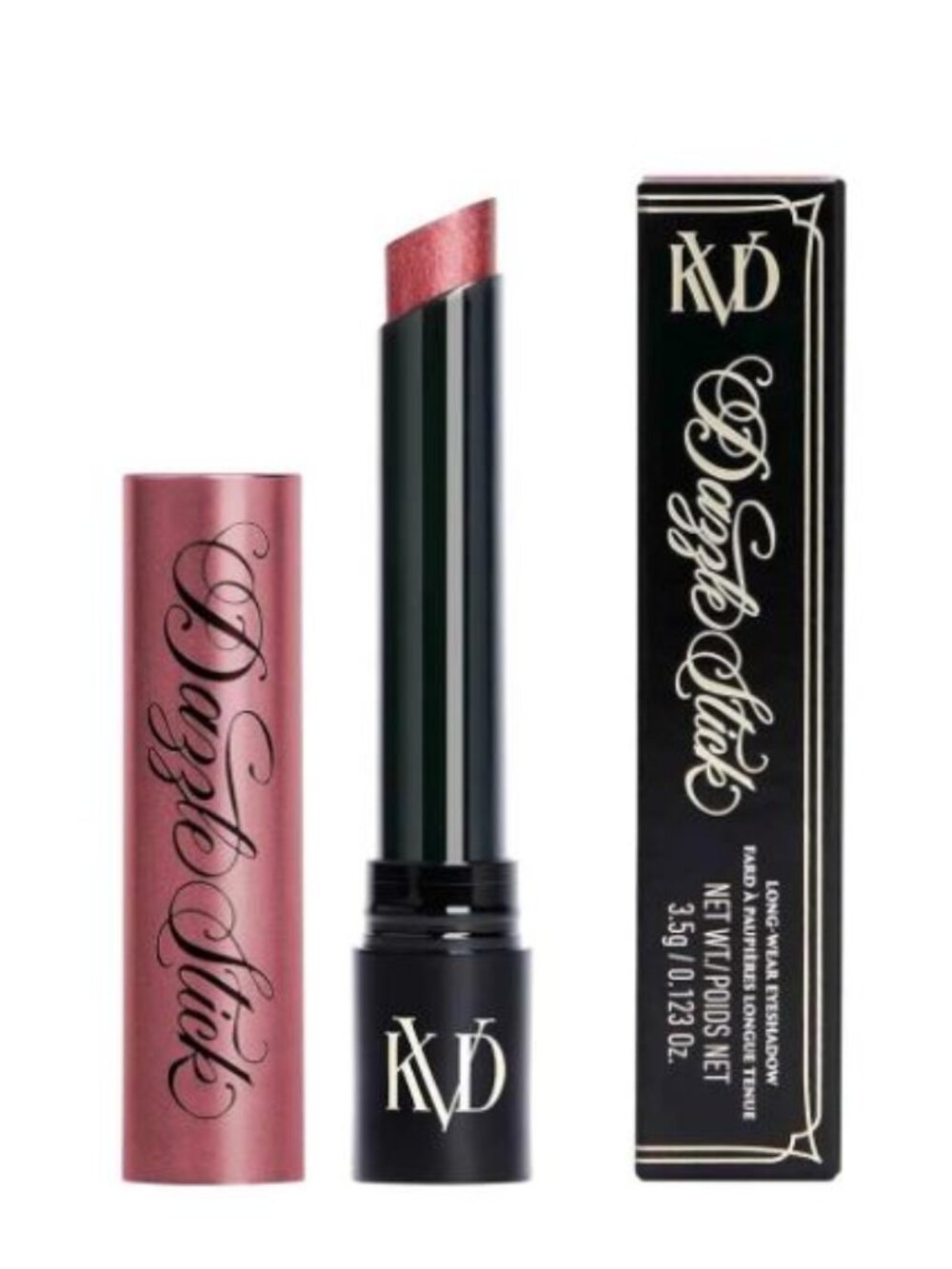 KVD Beauty Dazzle Vegan Long-Wear Eyeshadow Stick Heat Burst - Bold Ruby